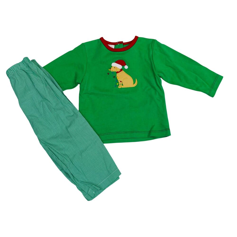 NWT Petit Ami 24M Christmas Pup Set